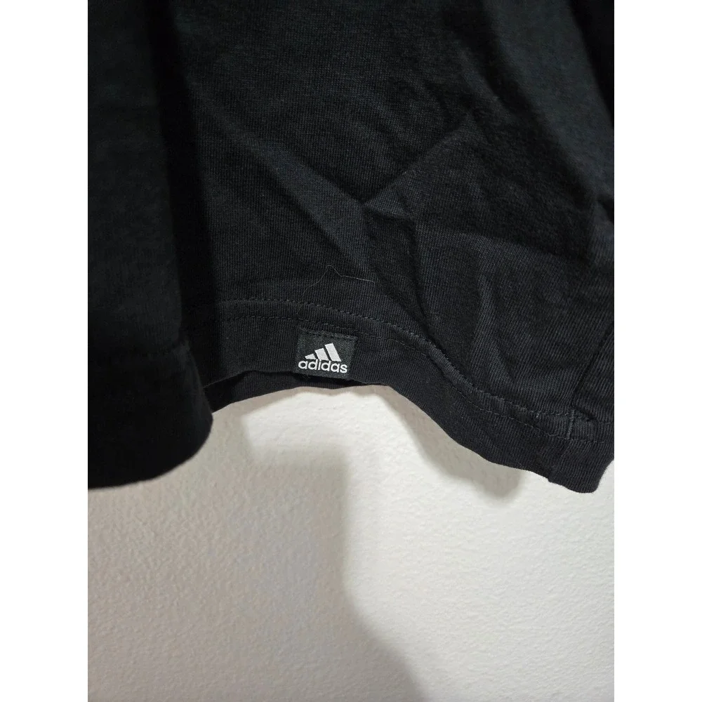 Adidas Mens Long‎ Sleeve T-Shirt Black NYC Graphic Artist TTK Loose Fit XL - Picture 3 of 7